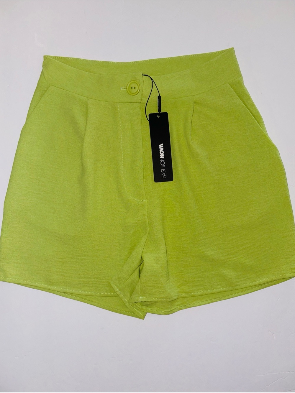 Fashion Nova Business Talk High Waist Pleated Short